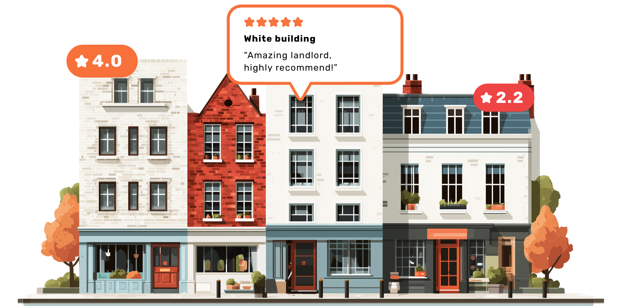 British & Irish High Street Illustration